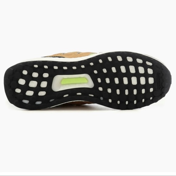 ADIDAS ULTRABOOST 5.0 DNA BROWN VOLT NEON ATHLETIC BOOST RUNNING SHOES GX5255 - Picture 7 of 8